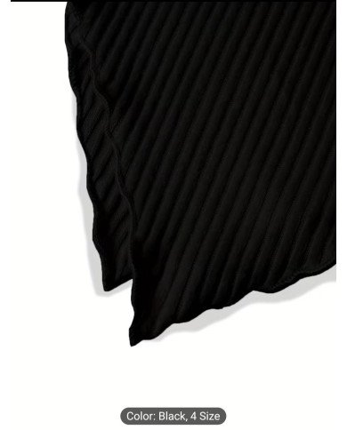 Youth Girls' Casual T-Shirt, Y2K Asymmetrical Neck Lettuce Trim Top