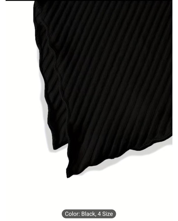 Youth Girls' Casual T-Shirt, Y2K Asymmetrical Neck Lettuce Trim Top