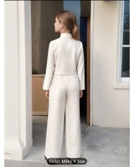 Spring and Autumn Girls' Fashion New Arrival, Elegant, Graceful, Simple, and Smart