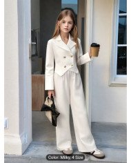 Spring and Autumn Girls' Fashion New Arrival, Elegant, Graceful, Simple, and Smart