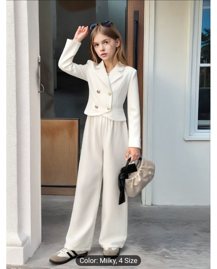 Spring and Autumn Girls' Fashion New Arrival, Elegant, Graceful, Simple, and Smart