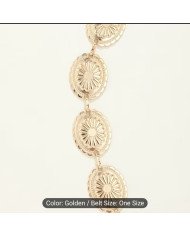 High-end Vintage Women's Golden Waist Chain: Suitable for Daily Wear, Banquets, and Various Formal