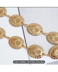High-end Vintage Women's Golden Waist Chain: Suitable for Daily Wear, Banquets, and Various Formal