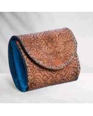 Leather Handmade Port Monet with Islamic Pattern