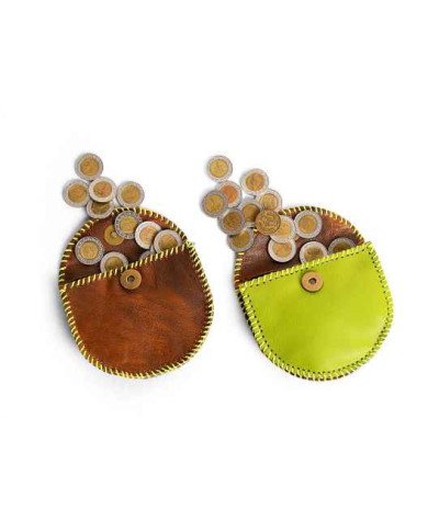 Leather Hand made Case for coins & accessories