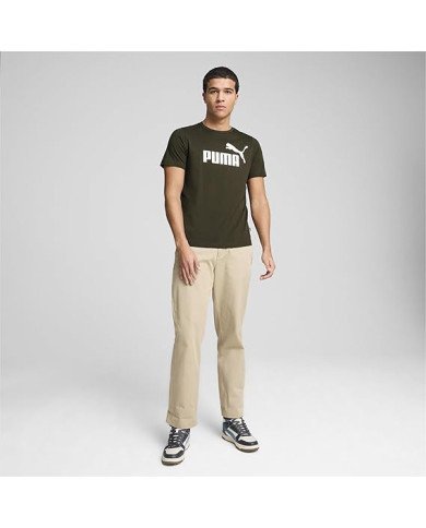 PUMA Unisex Ess Logo Tee (S) Tees