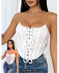 American-style Hot Designer Style Tri-dimensional Boned Strappy