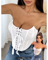 American-style Hot Designer Style Tri-dimensional Boned Strappy