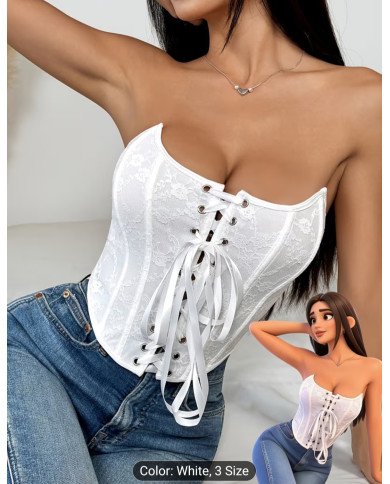 American-style Hot Designer Style Tri-dimensional Boned Strappy