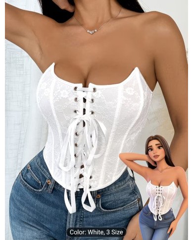 American-style Hot Designer Style Tri-dimensional Boned Strappy