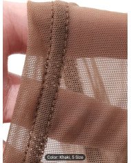 Women's Stretch Mesh Off-shoulder Top, Sexy Slim-fit Top. Suitable