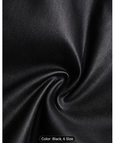 Women's Stretch Imitation Denim Coated Flare Pants -