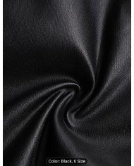 Women's Stretch Imitation Denim Coated Flare Pants -