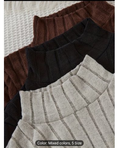 One-Pack of Boys' Striped and Solid Long-Sleeve Sweaters