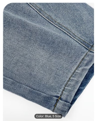 Boys' Spring And Autumn New Elastic Waist Casual Loose Denim Trousers, Single Piece