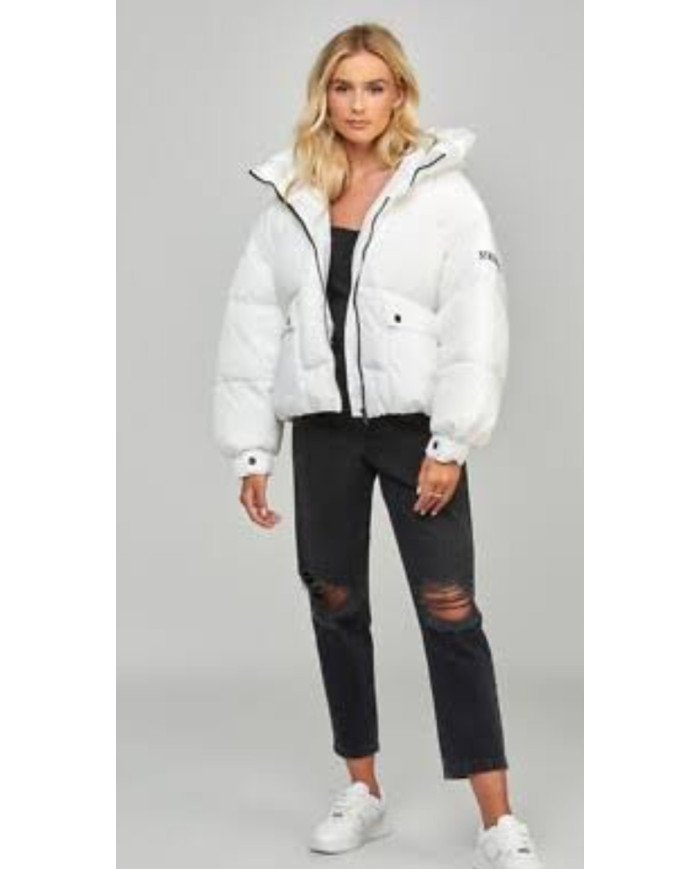 SIKSILK Winter jacket - white