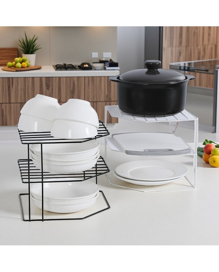 Kitchen Corner 3-Tiers Shelf