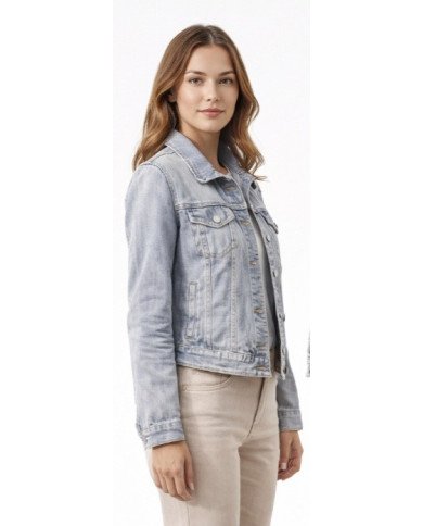 Denim jeans long sleeve short women  jacket