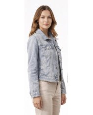 Denim jeans long sleeve short women  jacket