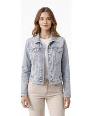 Denim jeans long sleeve short women  jacket