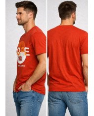 🔥 Jack & Jones CORE 90 – Men’s Red Graphic Tee