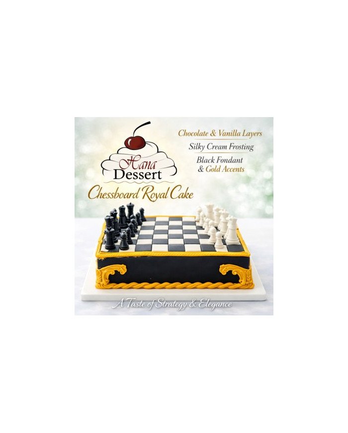 🍒✨ Chessboard Royal Cake ✨🍫