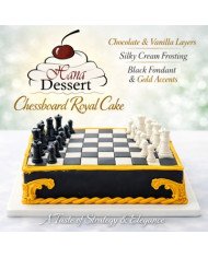 🍒✨ Chessboard Royal Cake ✨🍫