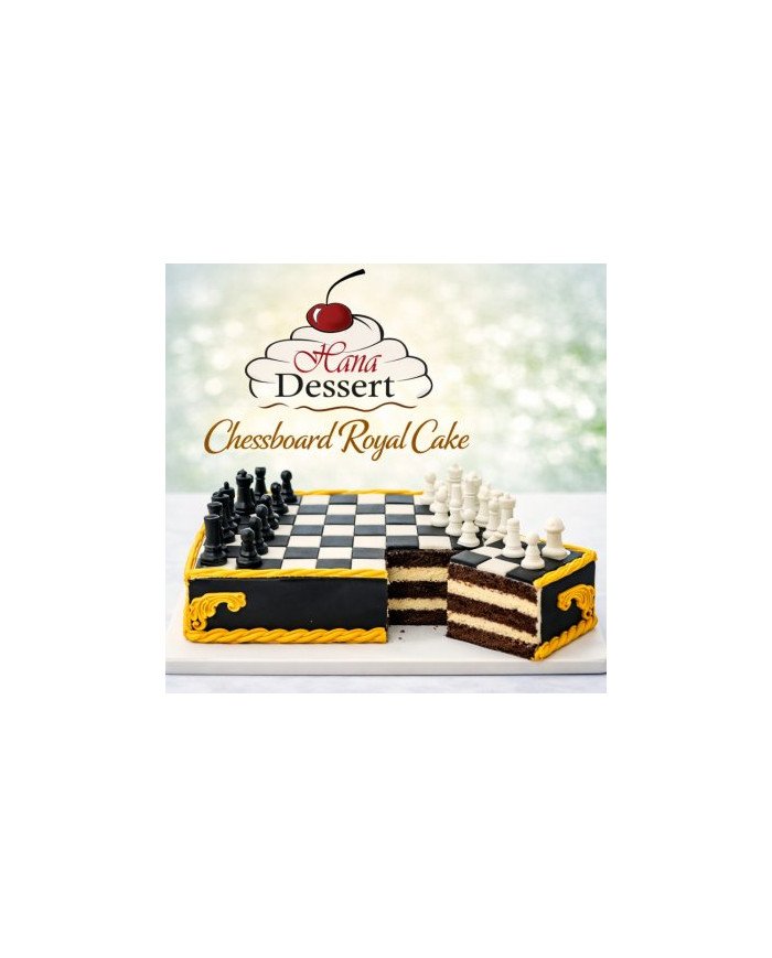 🍒✨ Chessboard Royal Cake ✨🍫