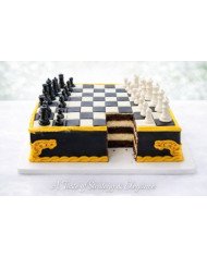 🍒✨ Chessboard Royal Cake ✨🍫
