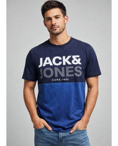 Jack & Jones CORE:1990 Two‑Tone Men’s T‑Shirt