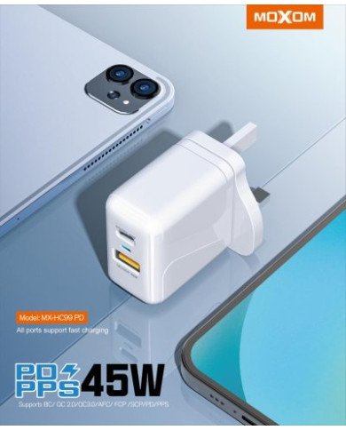 Moxom 45watt plug charger