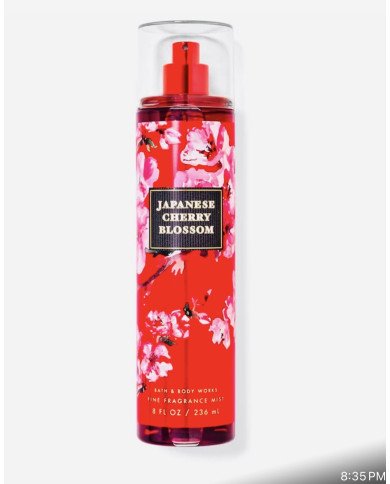 Japanese Cherry Blossom Fine Fragrance Mist – Bath & Body Works – 236ml / 8 fl oz