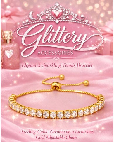 Elegant & Sparkling Tennis Bracelet