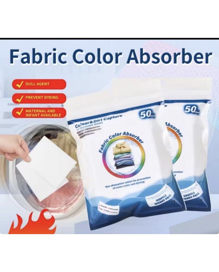 Fabric Color Absorber – Color & Dirt Capture Sheets