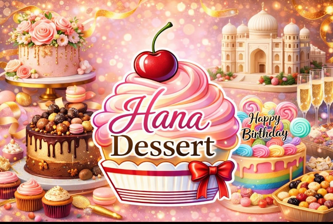 Hana dessert banner