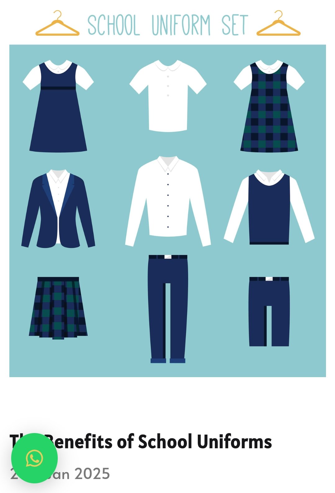 Grade 1 Uniform Boys